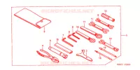 OUTIL pour Honda SHADOW VT 750 DELUXE 2 TONES de 2000