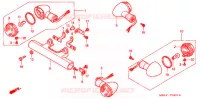 CLIGNOTANT pour Honda SHADOW VT 750 DELUXE 2 TONES de 2000