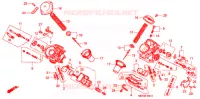 CARBURATEUR (PIECES CONSTITUTIVES) pour Honda SHADOW VT 750 DELUXE ACE Black monochrome paint scheme de 2003