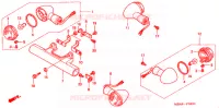 CLIGNOTANT pour Honda SHADOW VT 750 DELUXE ACE de 2002