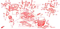CULASSE (ARRIERE) pour Honda SHADOW VT 750 ACE DELUXE de 1998