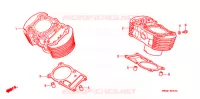 CYLINDRE pour Honda SHADOW VT 750 ACE DELUXE de 1998