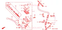 MAITRE CYLINDRE DE FREIN AVANT pour Honda SHADOW VT 750 ACE DELUXE de 1998