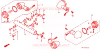 CLIGNOTANT pour Honda SHADOW VT 750 DELUXE de 1999