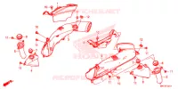 CONDUITE D'ADMISSION AIR   SOUPAPE pour Honda CBR 1000 ABS RED de 2017