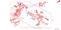 ETRIER DE FREIN ARRIERE pour Honda CBR 1000 ABS RED de 2017