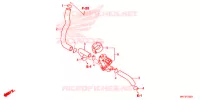 VALVE DE COMMANDE D'INJECTION D'AIR pour Honda CBR 1000 ABS RED de 2017