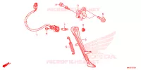 BEQUILLE pour Honda CBR 1000 ABS RED de 2017