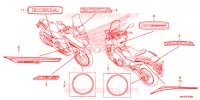 AUTOCOLLANTS pour Honda NC 750 INTEGRA S de 2018