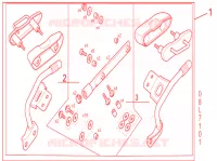 KIT FIXATION VALISES pour Honda NC 750 INTEGRA S de 2018