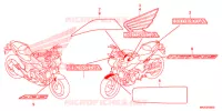 AUTOCOLLANTS pour Honda NC 750 S ABS SPECIAL de 2017