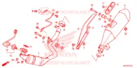 SILENCIEUX D'ECHAPPEMENT pour Honda NC 750 S ABS SPECIAL de 2017