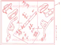 KIT FIXATION VALISES pour Honda NC 750 S DCT SPECIAL de 2017