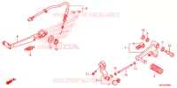 PEDALE pour Honda NC 750 S DCT SPECIAL de 2017