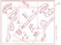 KIT FIXATION VALISES pour Honda NC 750 S DCT de 2017