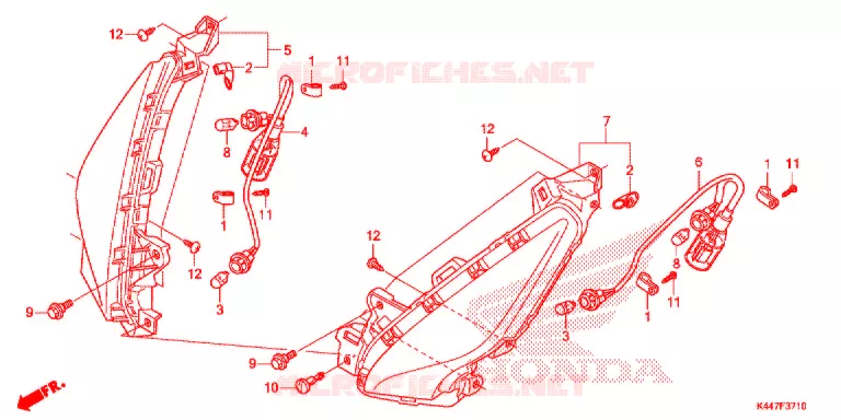 CLIGNOTANT AVANT Honda SCOOTER 110 VISION 2018  NSC110MPDH