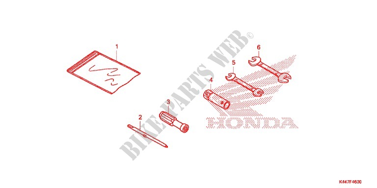 OUTIL pour Honda VISION 110 de 2017