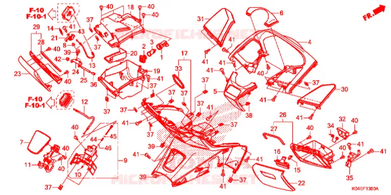 PROTEGE JAMBES Honda SCOOTER 300 FORZA 2017  NSS300H