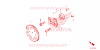 POMPE A HUILE pour Honda SH 125 ABS D 2E de 2017