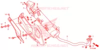 SILENCIEUX D'ECHAPPEMENT pour Honda SH 125 ABS D 2E de 2017