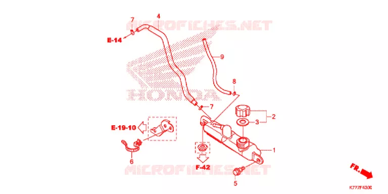 VASE D'EXPANSION Honda SCOOTER 125 SH 2017  SH125ADH