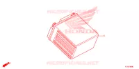 BATTERIE pour Honda SH 125 ABS D E de 2017