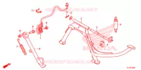 BEQUILLE pour Honda SH 125 ABS D E de 2017
