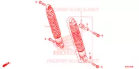 AMORTISSEUR ARRIERE pour Honda SH 300 I ABS SPECIAL 2ED de 2017