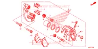 ETRIER DE FREIN ARRIERE pour Honda SH 300 I ABS SPECIAL 2ED de 2017