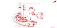 FEUX ARRIERE pour Honda SH 300 I ABS SPECIAL 2ED de 2017