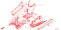 MARCHE PIEDS pour Honda SH 300 I ABS SPECIAL 2ED de 2017