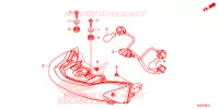 FEUX ARRIERE pour Honda SH 300 I ABS STANDARD de 2017