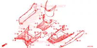 MARCHE PIEDS pour Honda SH 300 I ABS STANDARD de 2017