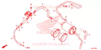 SYSTÈME DE RECYCLAGE DES GAZ pour Honda SH 300 I ABS STANDARD de 2017