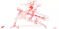 MAITRE CYLINDRE DE FREIN ARRIERE pour Honda SH 300 IS ABS -2ED- de 2017