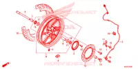 ROUE AVANT pour Honda SH 300 IS ABS -2ED- de 2017