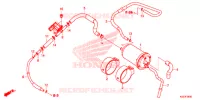 SYSTÈME DE RECYCLAGE DES GAZ pour Honda SH 300 IS ABS -2ED- de 2017