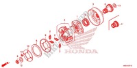 ROUE LIBRE DE DEMARREUR pour Honda FOURTRAX 420 RANCHER 4X4 DCT EPS de 2017