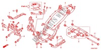 CADRE (WW125EX2C,D,E) pour Honda PCX 125 SPECIAL EDITION WHITE de 2013