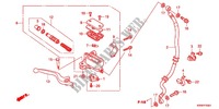 MAITRE CYLINDRE DE FREIN AVANT (WW125EX2C,D,E) pour Honda PCX 125 SPECIAL EDITION WHITE de 2013