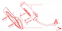 SILENCIEUX D'ECHAPPEMENT pour Honda FOURTRAX 500 FOREMAN RUBICON 4X4 IRS EPS de 2017