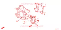 CYLINDRE pour Honda PCX 125 SPECIAL de 2018