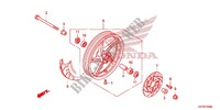 ROUE AVANT pour Honda PCX 150 de 2014