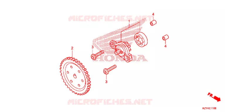 POMPE A HUILE Honda SCOOTER 150 PCX 2013  WW150D