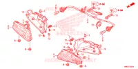 FEU ARRIERE pour Honda FOURTRAX 680 RINCON de 2017