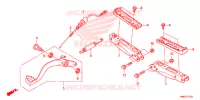 REPOSE PIED   PEDALE pour Honda FOURTRAX 680 RINCON de 2017