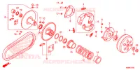 EMBRAYAGE pour Honda PCX 150 SILVER de 2016