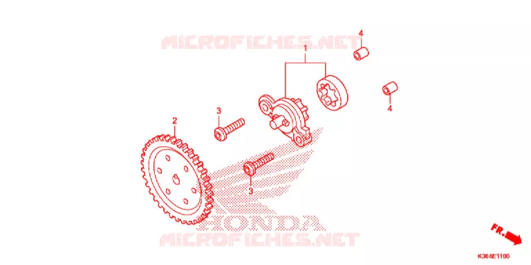 POMPE A HUILE Honda SCOOTER 150 PCX 2016  WW150G