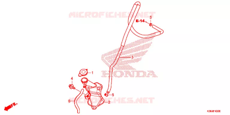 VASE D'EXPANSION Honda SCOOTER 150 PCX 2017  WW150H