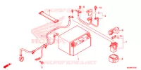 BATTERIE pour Honda CROSSTOURER 1200 DCT RED-BLACK de 2017